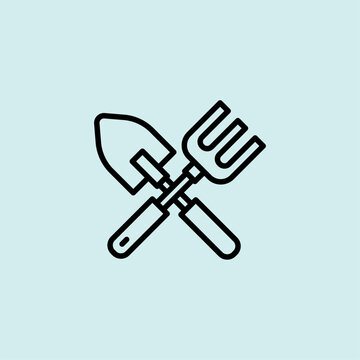 Trowel and Fork Gardening Tools
