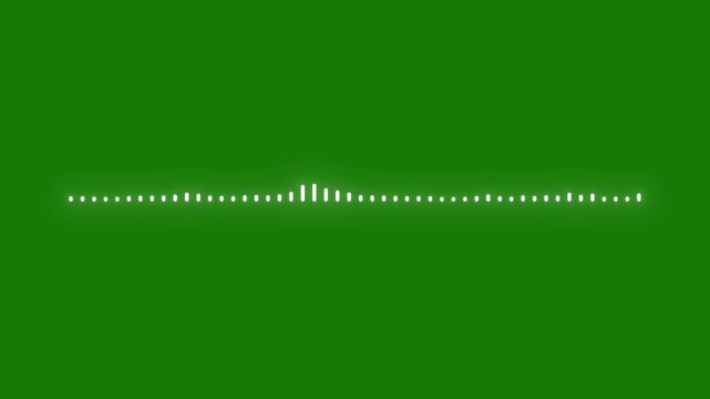 Abstract audio sound visualiser wave spectrum animation, music equalizer rhythm bars overlay, sound wave visualization, audio visual, sound equalizer, music equalizer lines on green background, 4k