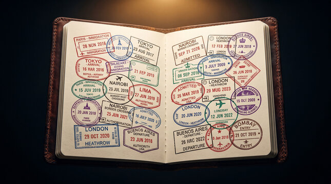 Passport Stamps Travel