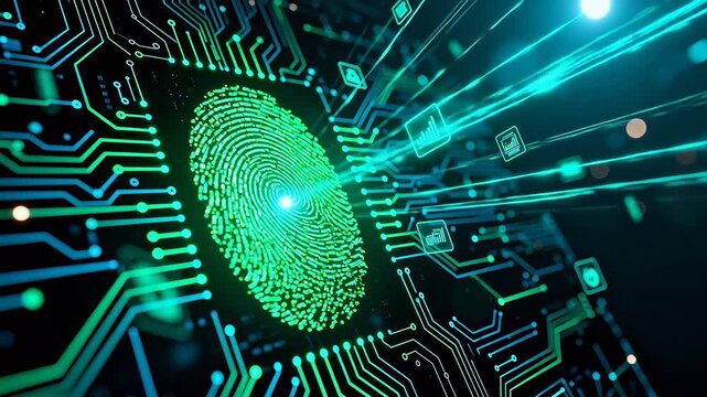 Digital fingerprint on circuit board