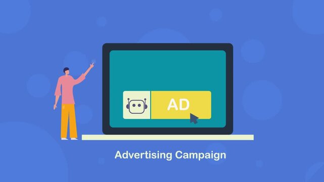 Digital advertising expert setup detailed targeting, customer demographic and tracking campaign analytics with automated agent.