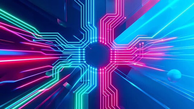 Neon circuit board design