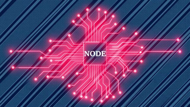 A node in a centralized network is an active electronic device and its operating point is at the intersection of more than two branches.