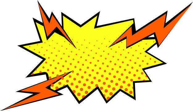 Comic Speech Bubble Explotion