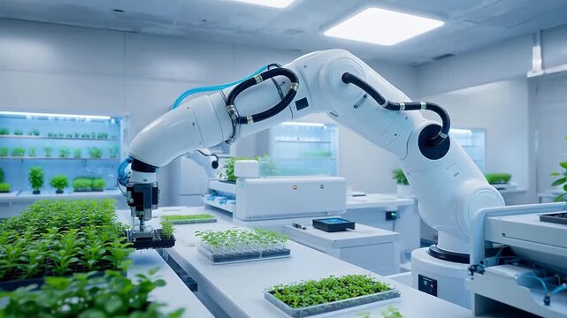 Automated Grafting Assembly: Robot Arm Grafting Scion and Stock