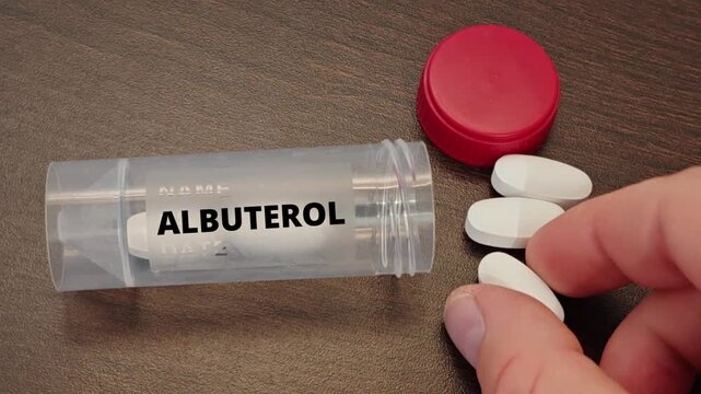 ALBUTEROL (SALBUTAMOL) beta 2 agonist bronchodilator for asthma