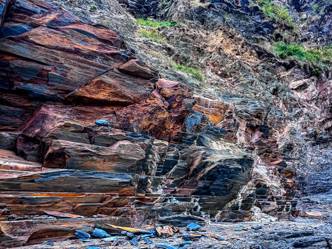 View of rock formation 