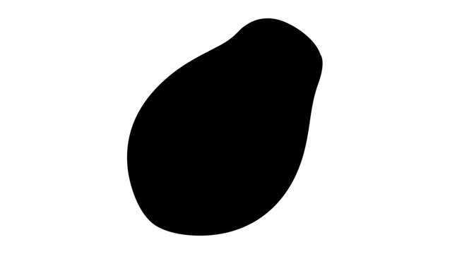 Papaya tropical fruit minimalist line icon vector illustration with clean lines and flat design - scalable food and nutrition icon for wellness apps
