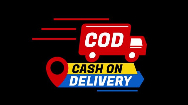 Cash on Delivery Logo Animation