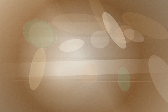 Minimalist geometric pattern with circles and ovals