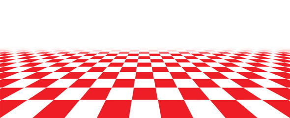 Fototapeta premium Abstract background with perspective. Tile floor texture. vector