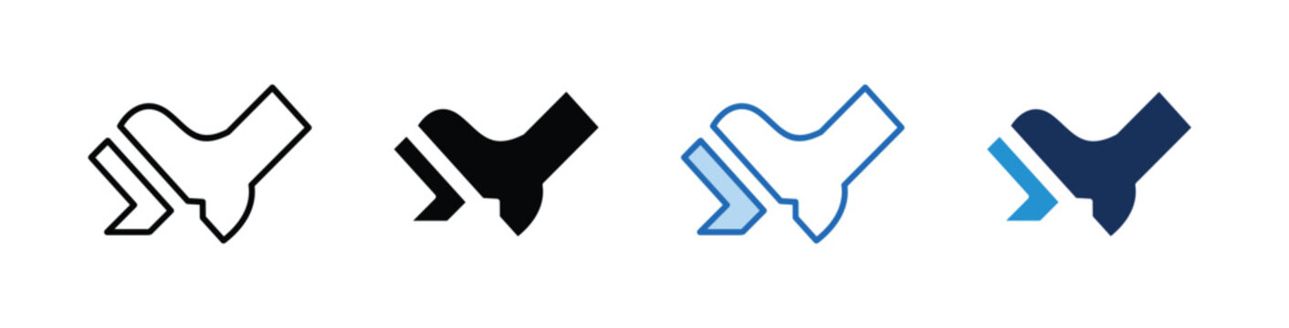 Car Pedal  Icon Collection With Multiple Styles