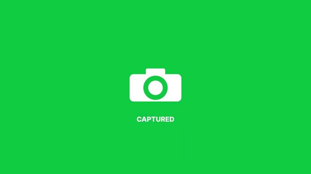 photo camera icon green screen