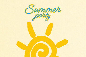 Fototapeta premium Celebrating a joyful birthday party with friends and family under the summer sun
