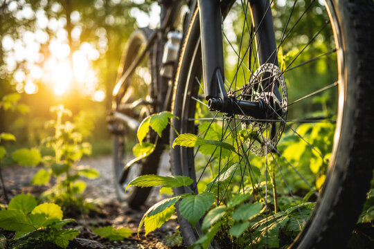 Fahrrad als nachhaltiges Verkehrsmittel in der Natur