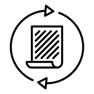 Refresh or reload computer icon with circular arrows