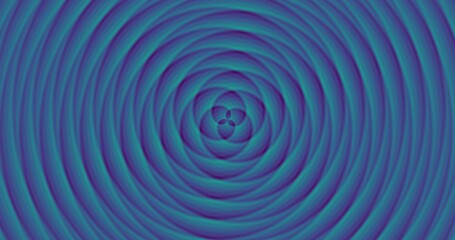 Naklejka premium Abstract Spiral Vortex Ripple Background in Blue and Purple, Radial Wave Pattern, Futuristic Swirl Texture, 8K Digital Art