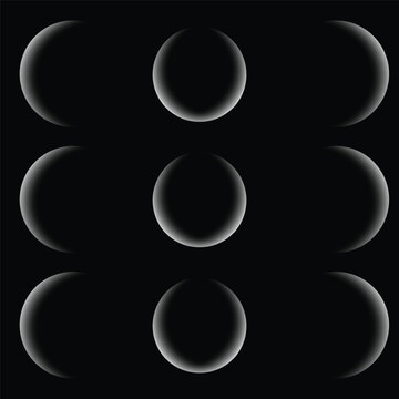 Minimal Abstract Black Gradient Orb Background with Soft Glow