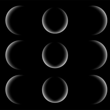 Minimal Abstract Black Gradient Orb Background with Soft Glow