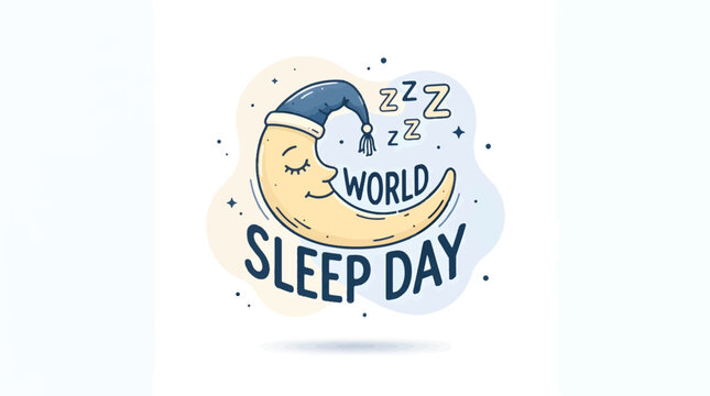 Sleep Day World Moon Character