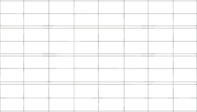 Minimalist seamless grid pattern with thin black lines on white background