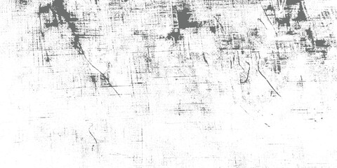 Obraz premium Abstract black-and-white grunge texture with distressed ink marks, weathered scratches, faded print effects, rough artistic background, minimalist monochrome texture design vector illustration.