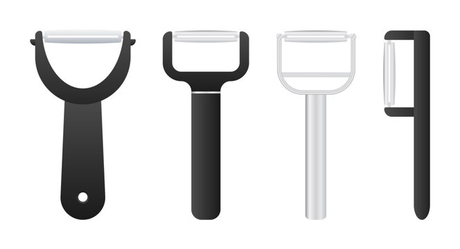 Vegetable peelers for kitchen food preparation tools