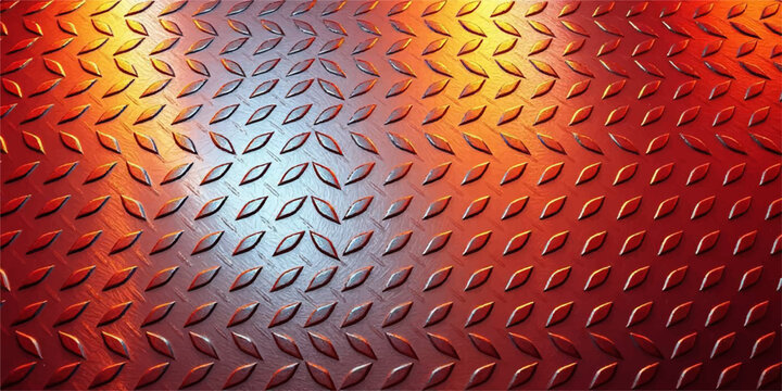 Abstract Orange and Blue Rubber Bands with Red and Yellow Plastic Pipe Pattern Texture Colorful Seamless Surface Design Background for Wallpaper and Textile Art