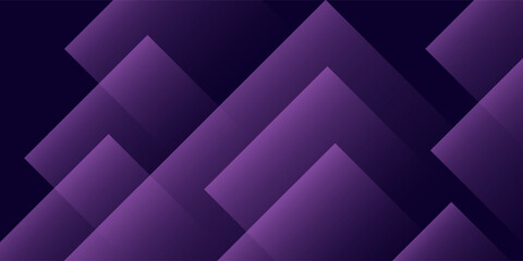 Obraz premium Abstract simple glowing diagonal stripe with purple and dark Polygon luxury background vector. Social ads banner or Landing page.