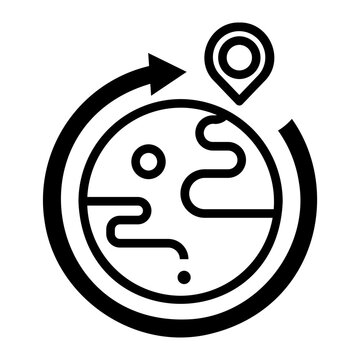 migration Line Icon