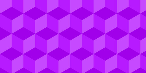Obraz premium Cubic wall texture pattern. seamless cube grid hexagon technology background. Geometric pattern illustration mosaic, square and triangle wallpaper.