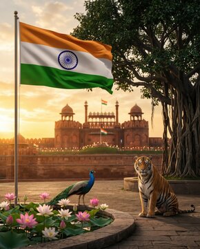 India independence day poster design.