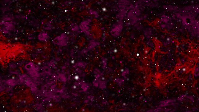 Deep space galaxy models rotate infinite stellar star clusters through purple cosmos. Astronomical observatory program screens use a deep space galaxy model backdrop template.