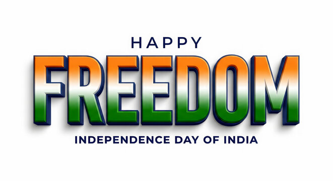 India Independence Day freedom festival concept