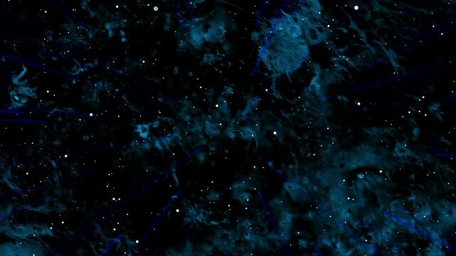 Cosmic space galaxy backdrops project bright sapphire energy rays over star fields. Science fiction cinematic sequences require a cosmic space galaxy backdrop introduction title layer.