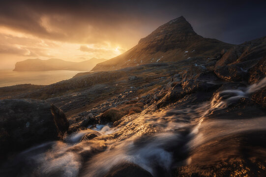 Sornfelli viewpoint, Streymoy, Faroe Islands, Denmark
