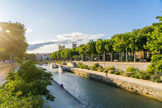 Canal de la Robine, Narbonne, Occitania, France