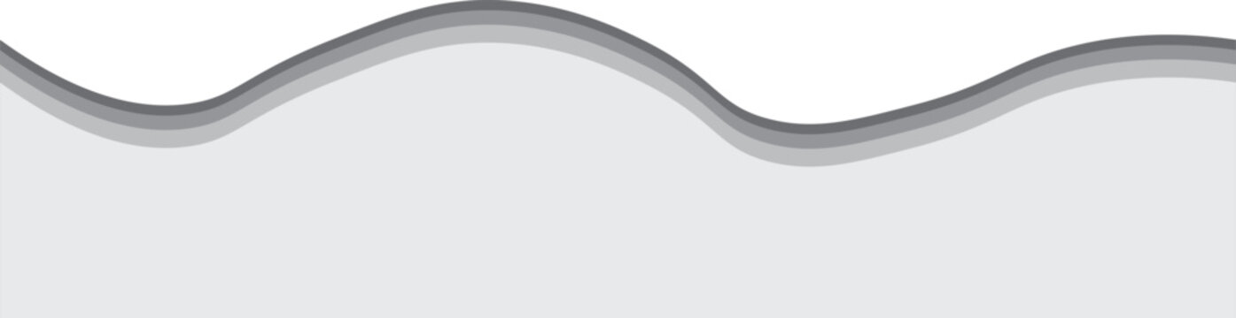 Grey wavy lines abstract background with copy space wave