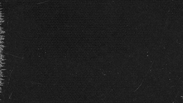 Dark Perforated Texture with White Frayed Edge black