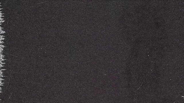 Dark Textured Fabric with White Frayed Edge black textile