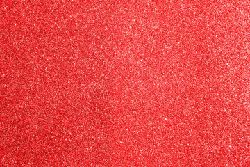 Fototapeta premium Abstract red Christmas glitter sparkle texture background