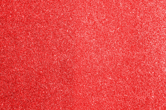 Abstract red Christmas glitter sparkle texture background
