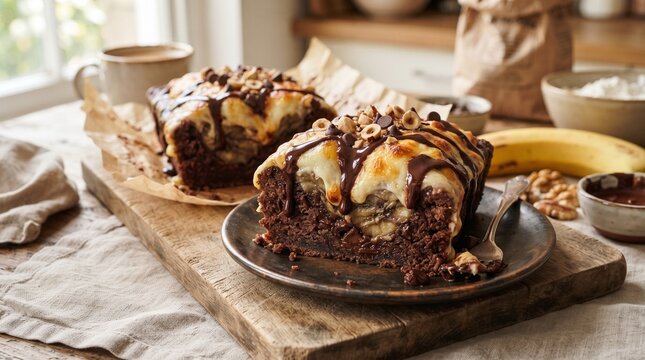 Banana chese cake