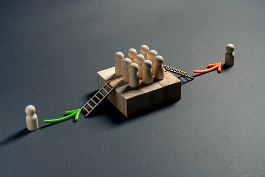 Business process transforming input into successful output through teamwork