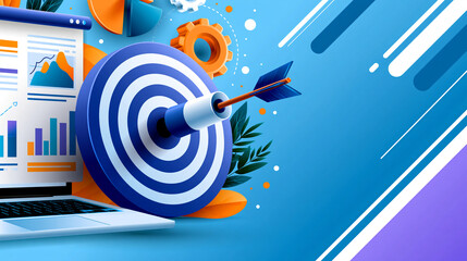 Obraz premium A clean content marketing with strategic planning concept for new business on a bright background content marketing strategic planning new business communication advertising
