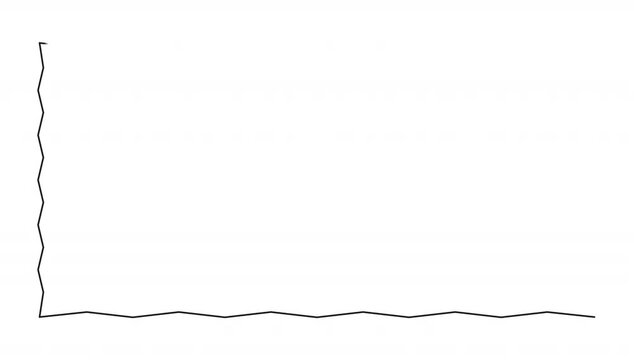 Animated Hand Drawn Border Frame &ndash; Sketch Rectangle Outline Motion Graphic on White Background