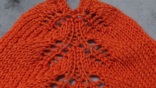 Colorful knitted fabric suitable for home decor, fashion or textile. pattern.