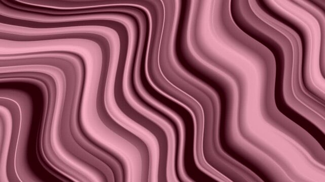Abstract Dusty Plum And Dark Mauve Wavy Ripples Moving With Smooth Rhythmic Transitions abstract background