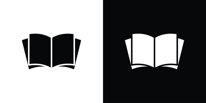 open book icon editable graphic series