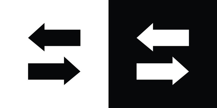 Transfer arrows icon editable graphic series